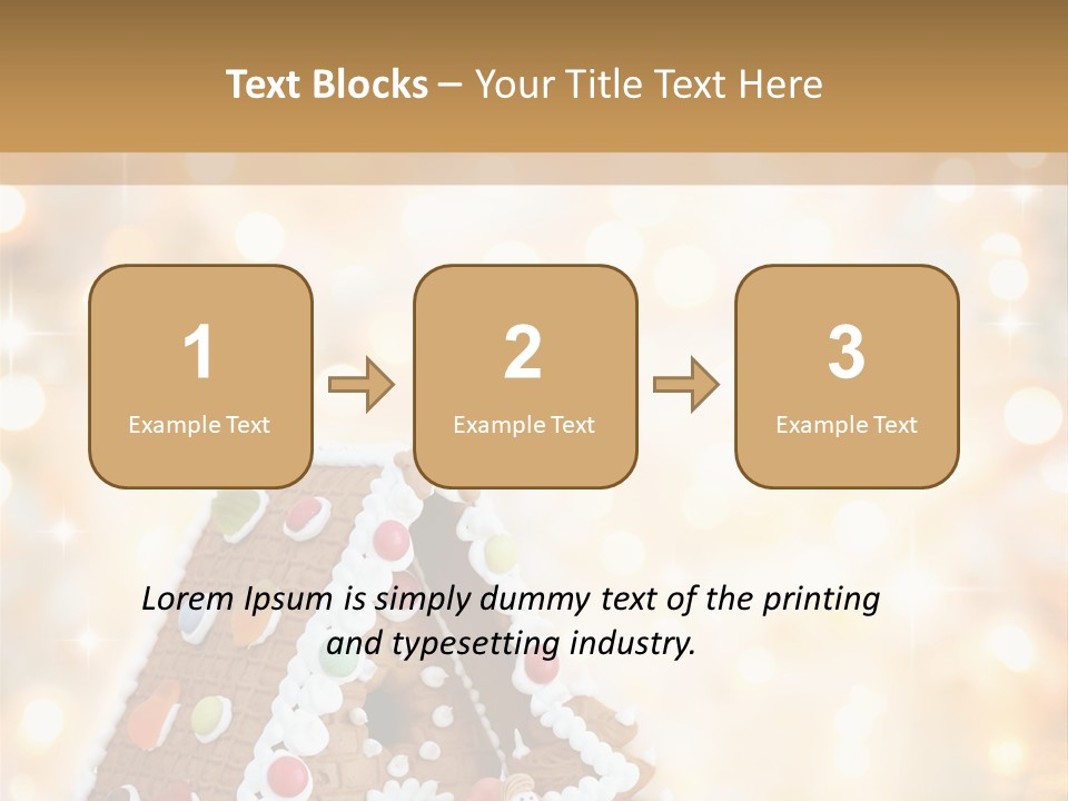 Radiant Defocused Sparkle PowerPoint Template