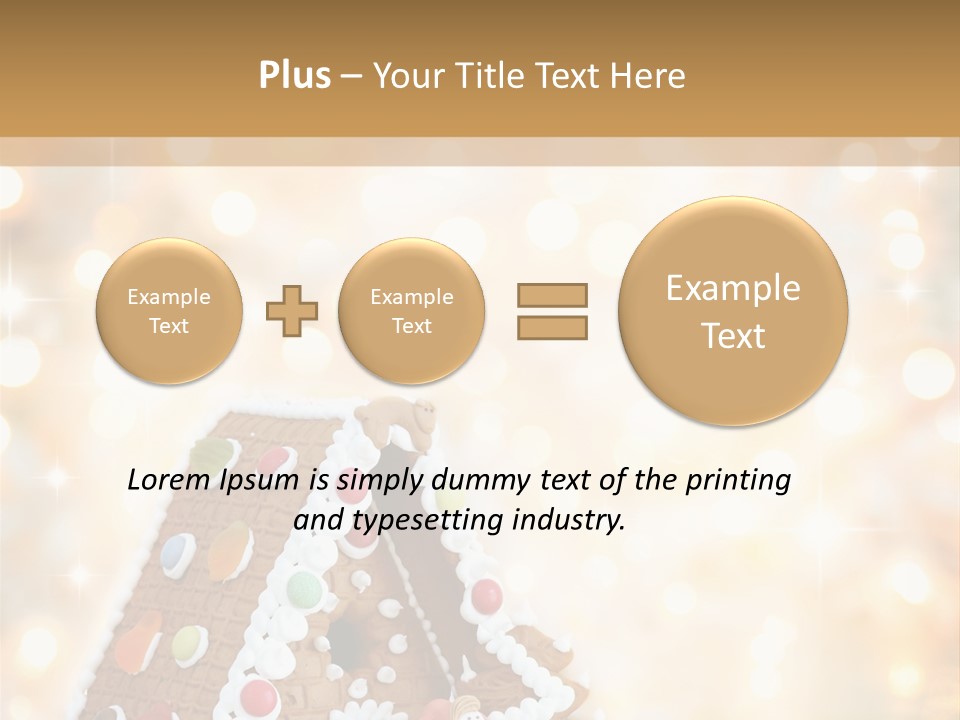 Radiant Defocused Sparkle PowerPoint Template