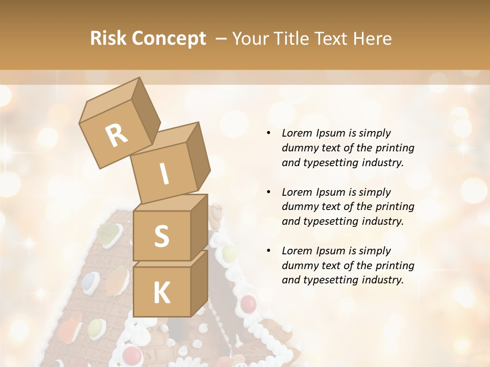 Radiant Defocused Sparkle PowerPoint Template