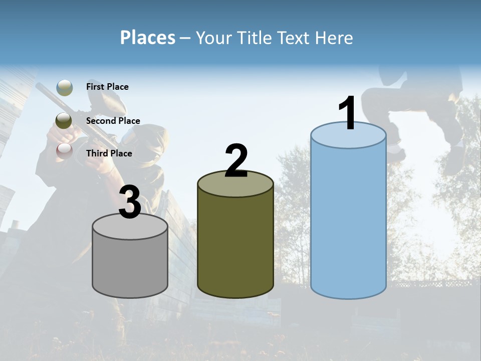 Attack Sport Camouflage PowerPoint Template