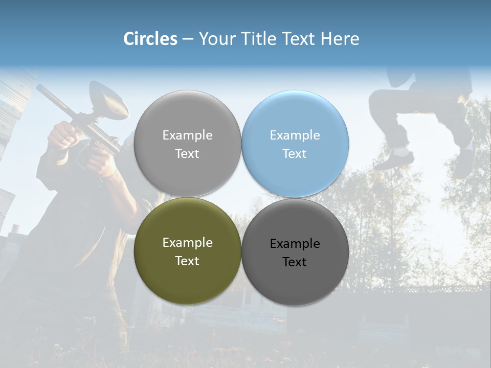 Attack Sport Camouflage PowerPoint Template