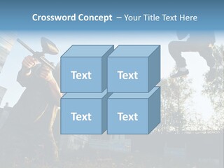 Attack Sport Camouflage PowerPoint Template