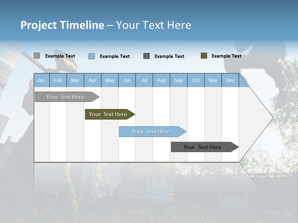 Attack Sport Camouflage PowerPoint Template