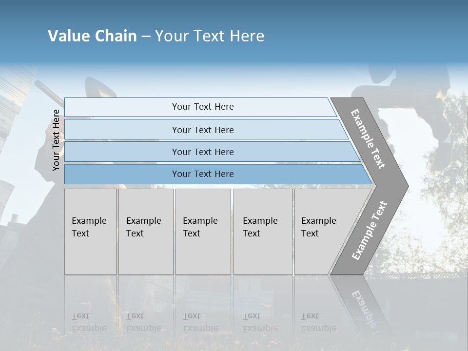 Attack Sport Camouflage PowerPoint Template