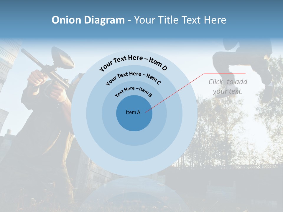 Attack Sport Camouflage PowerPoint Template