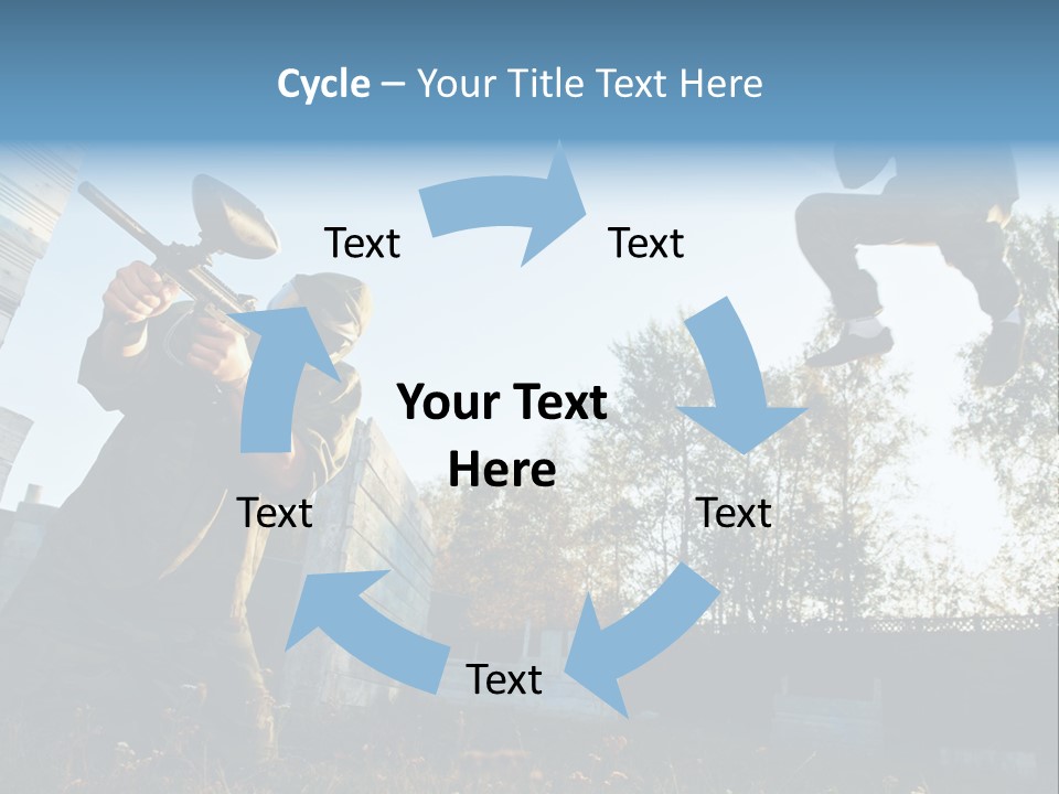 Attack Sport Camouflage PowerPoint Template