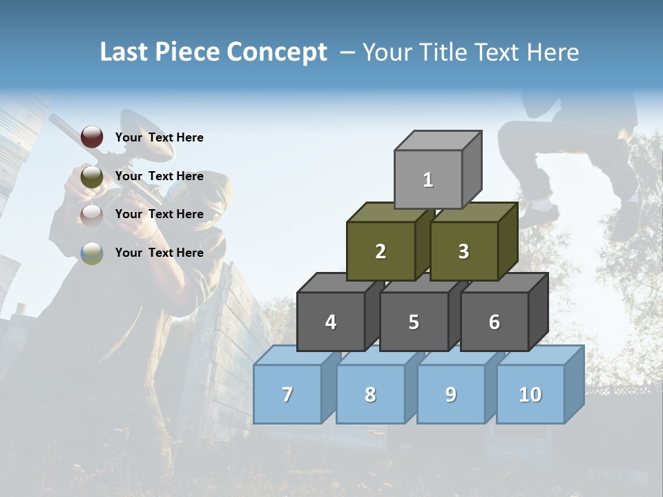 Attack Sport Camouflage PowerPoint Template