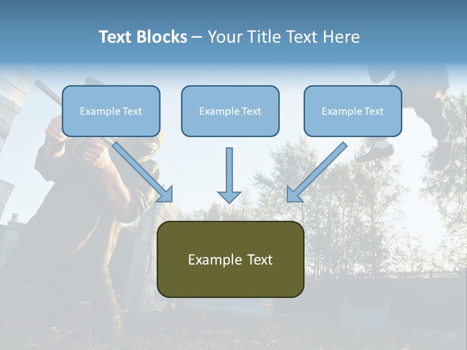 Attack Sport Camouflage PowerPoint Template