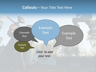 Attack Sport Camouflage PowerPoint Template