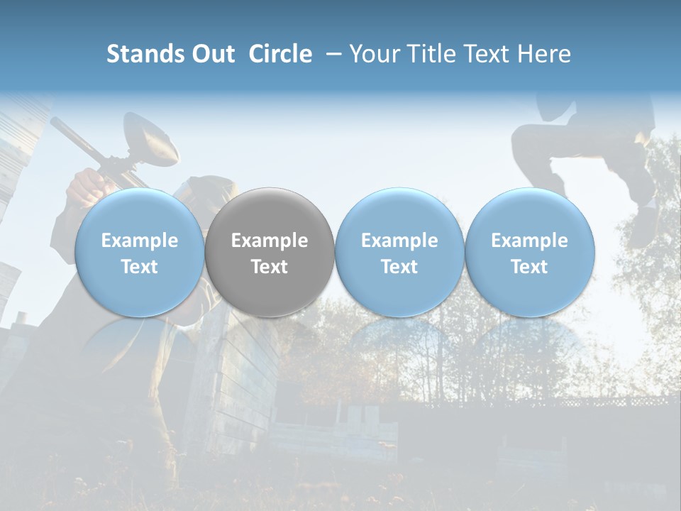 Attack Sport Camouflage PowerPoint Template