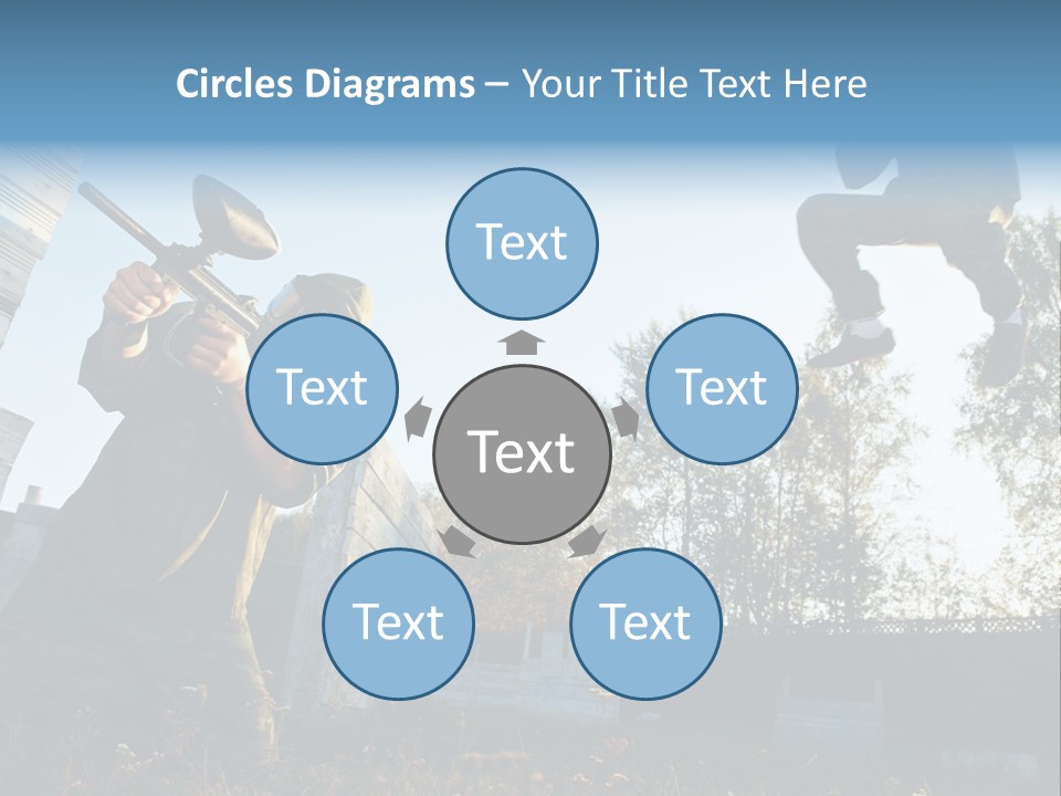 Attack Sport Camouflage PowerPoint Template