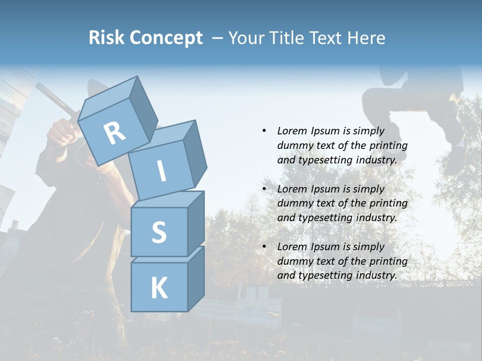 Attack Sport Camouflage PowerPoint Template