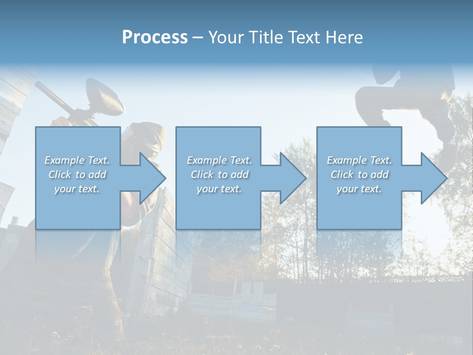 Attack Sport Camouflage PowerPoint Template