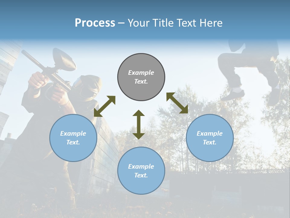 Attack Sport Camouflage PowerPoint Template