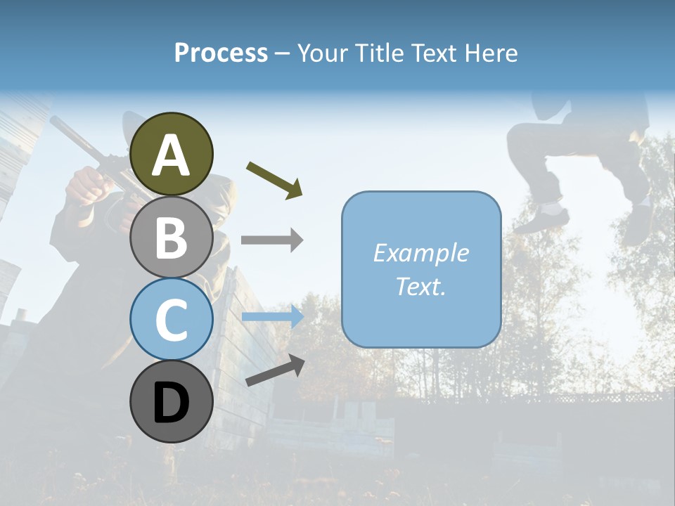Attack Sport Camouflage PowerPoint Template