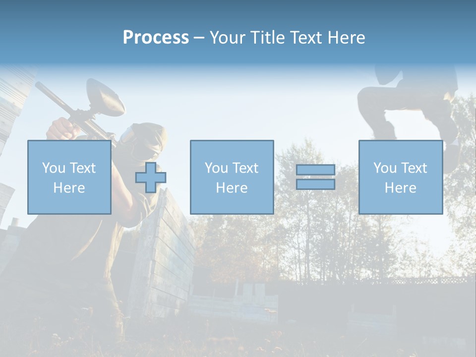 Attack Sport Camouflage PowerPoint Template