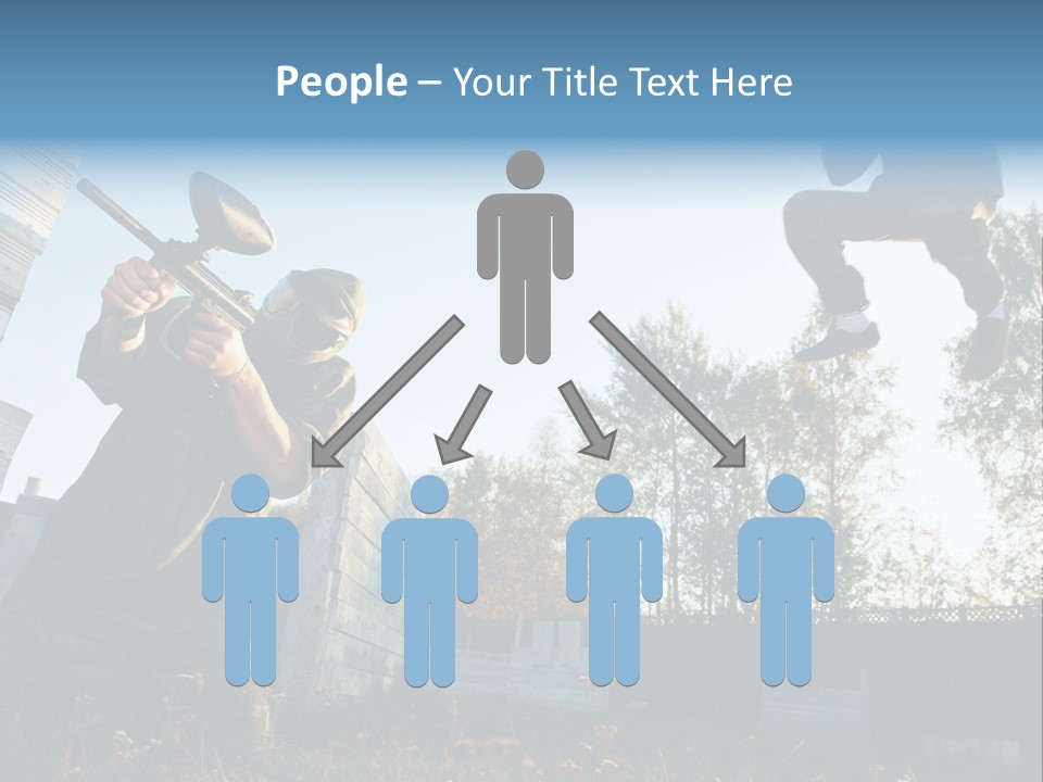 Attack Sport Camouflage PowerPoint Template