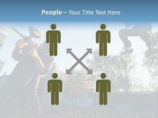 Attack Sport Camouflage PowerPoint Template