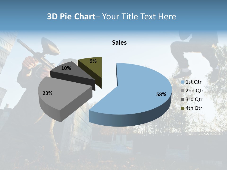 Attack Sport Camouflage PowerPoint Template