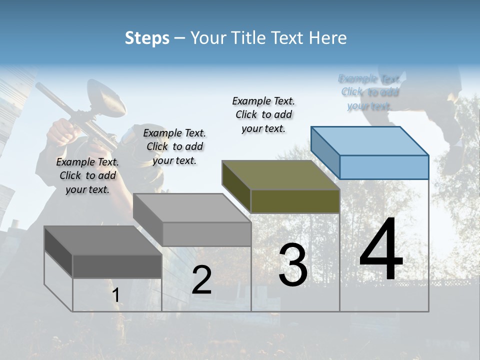 Attack Sport Camouflage PowerPoint Template