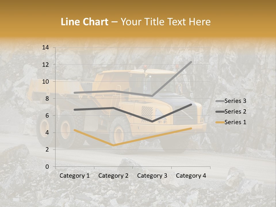 Machine Yellow Rock PowerPoint Template