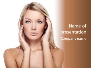 Hair  Portrait PowerPoint Template