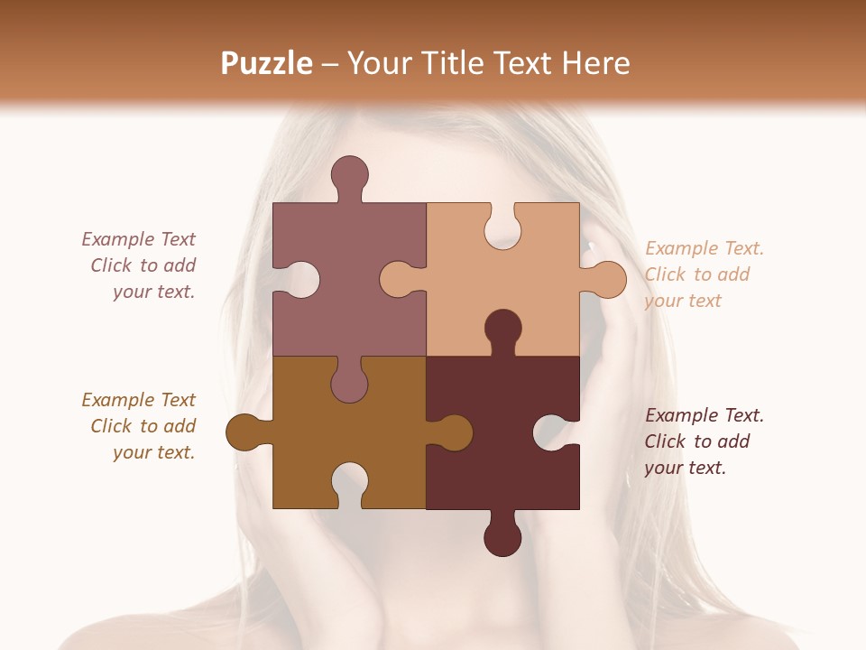 Hair  Portrait PowerPoint Template