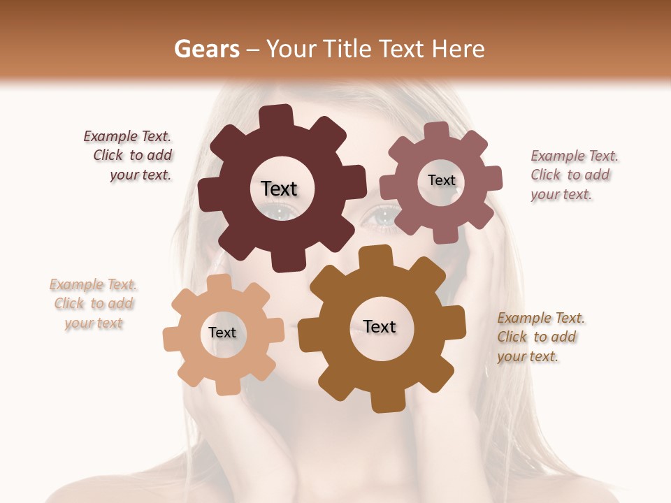 Hair  Portrait PowerPoint Template