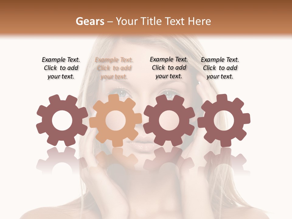 Hair  Portrait PowerPoint Template