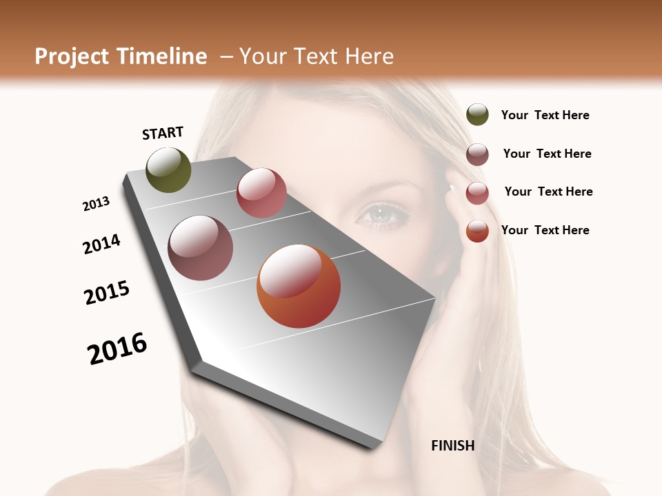 Hair  Portrait PowerPoint Template