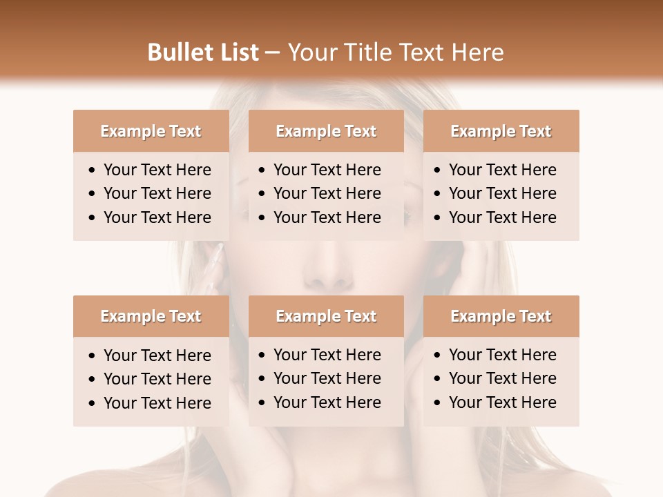 Hair  Portrait PowerPoint Template