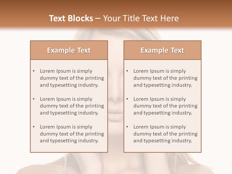 Hair  Portrait PowerPoint Template