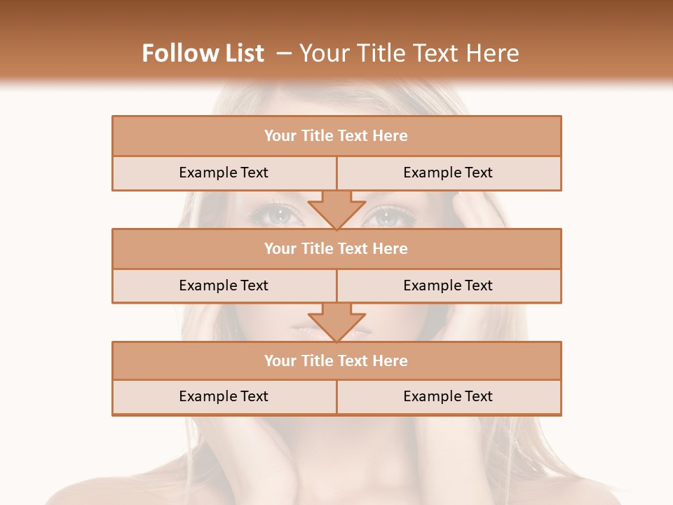 Hair  Portrait PowerPoint Template