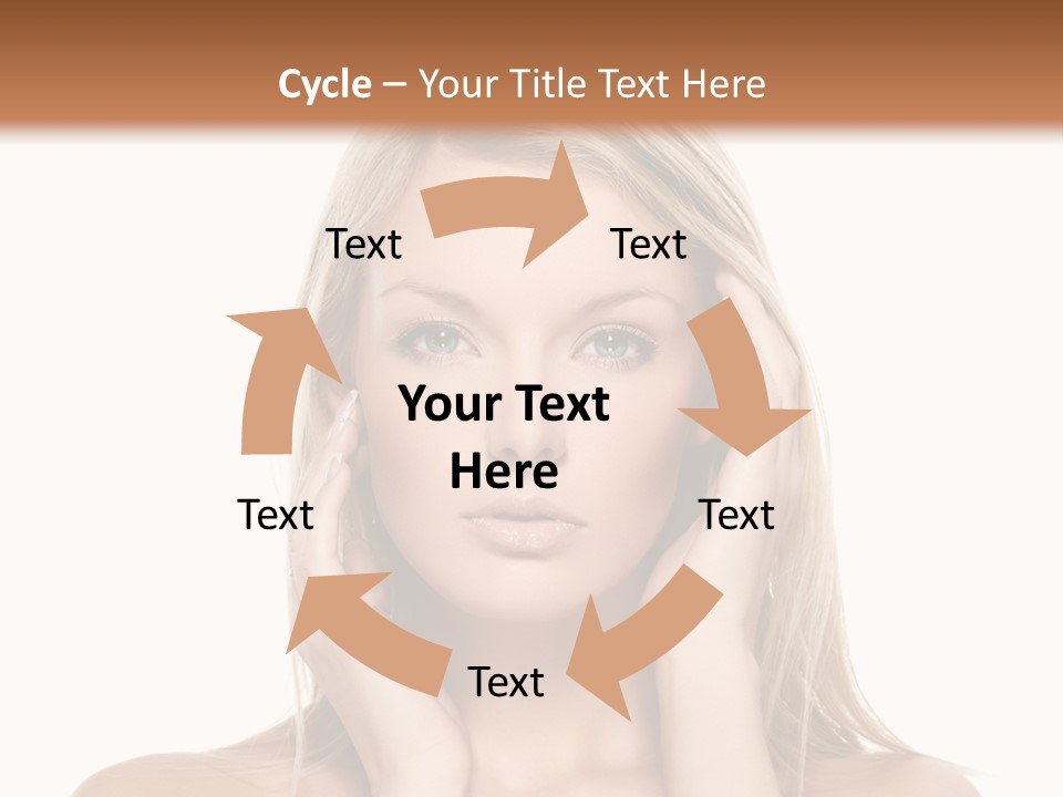 Hair  Portrait PowerPoint Template