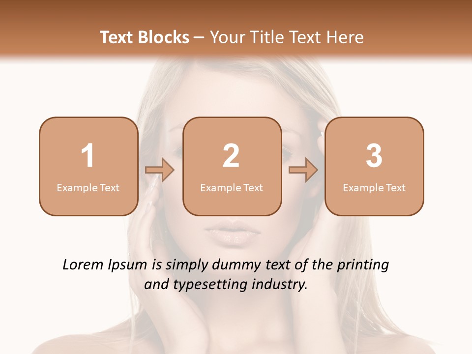 Hair  Portrait PowerPoint Template