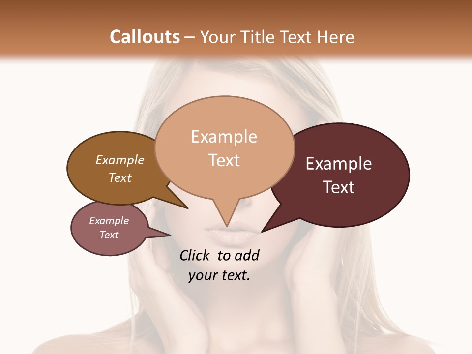 Hair  Portrait PowerPoint Template