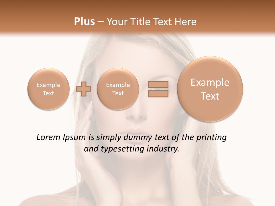 Hair  Portrait PowerPoint Template