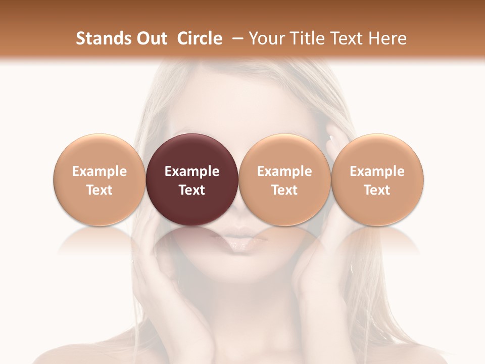 Hair  Portrait PowerPoint Template