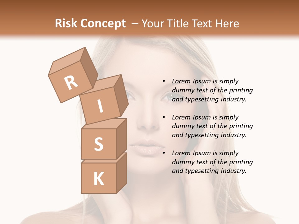 Hair  Portrait PowerPoint Template