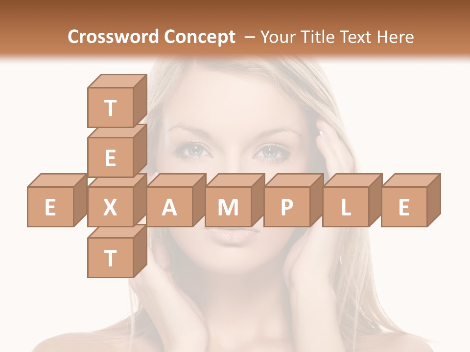 Hair  Portrait PowerPoint Template