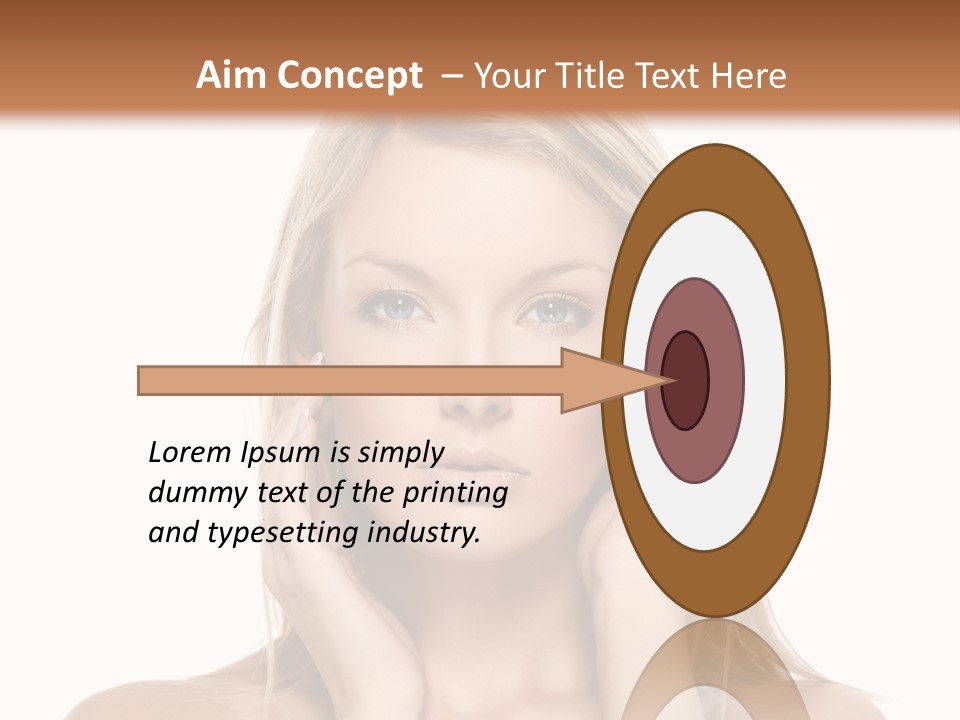 Hair  Portrait PowerPoint Template