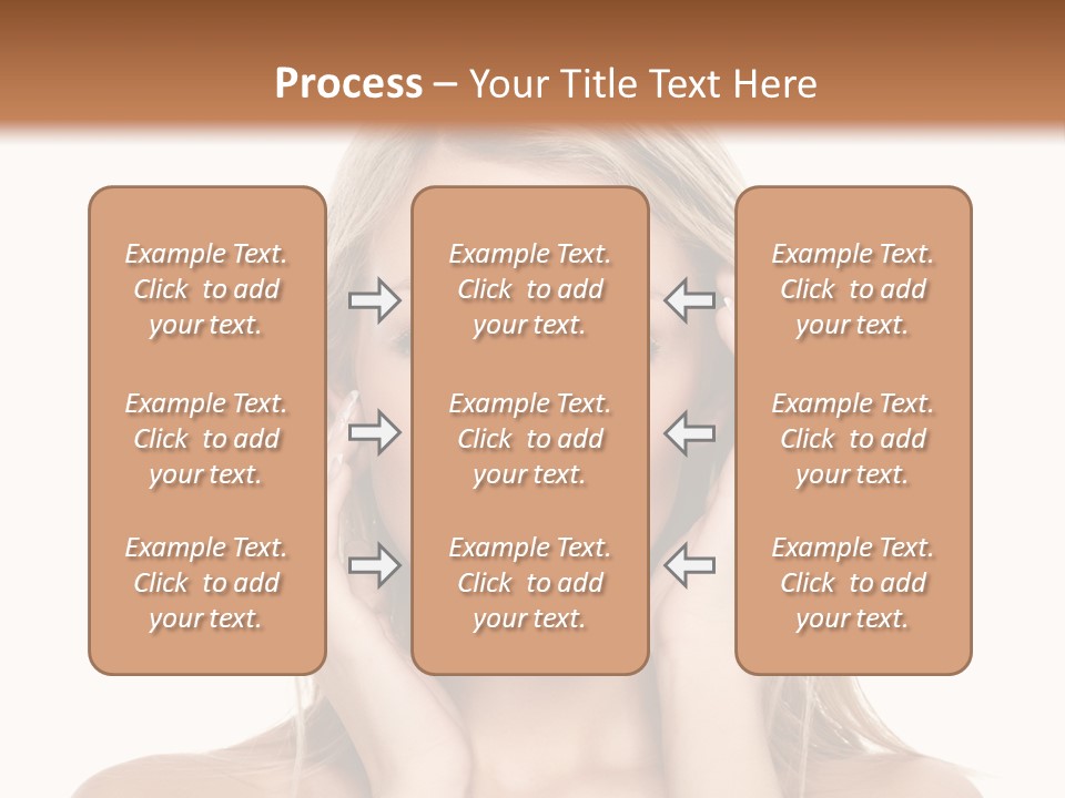 Hair  Portrait PowerPoint Template