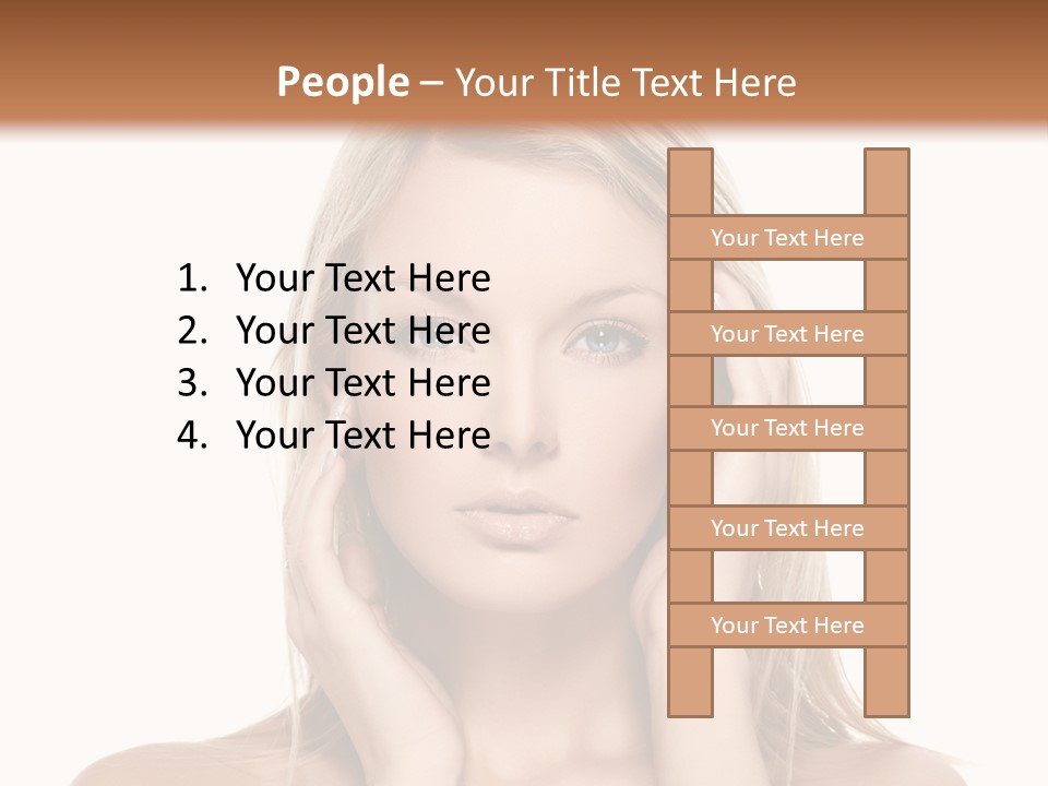 Hair  Portrait PowerPoint Template