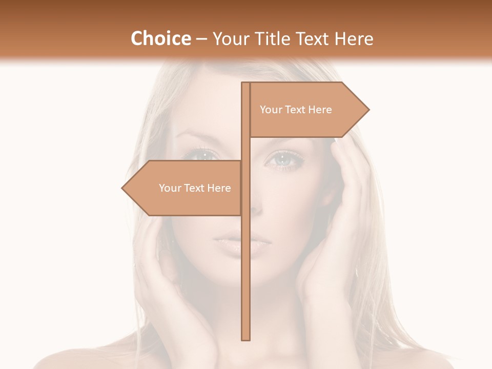 Hair  Portrait PowerPoint Template