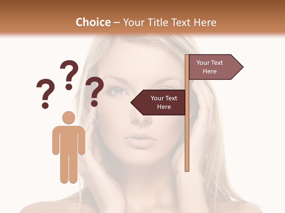 Hair  Portrait PowerPoint Template