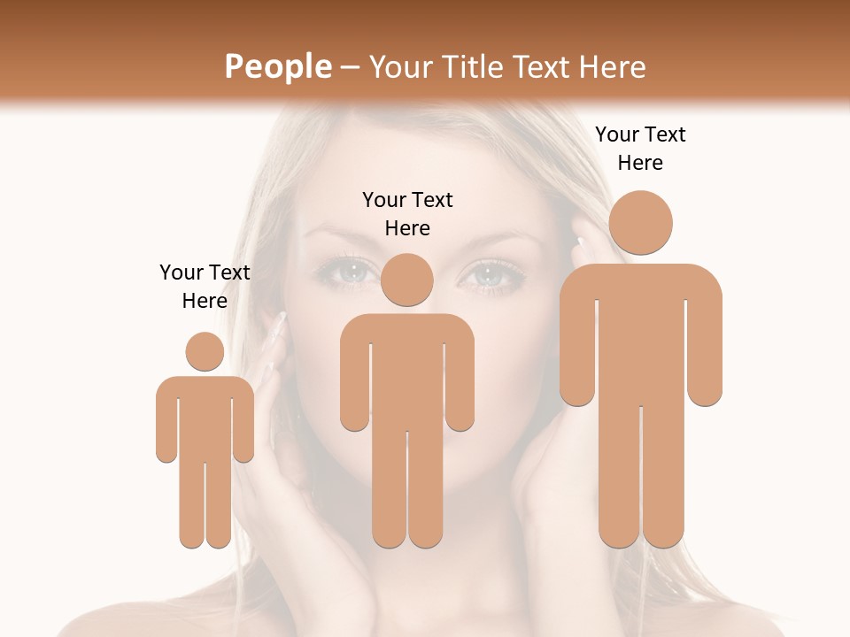 Hair  Portrait PowerPoint Template