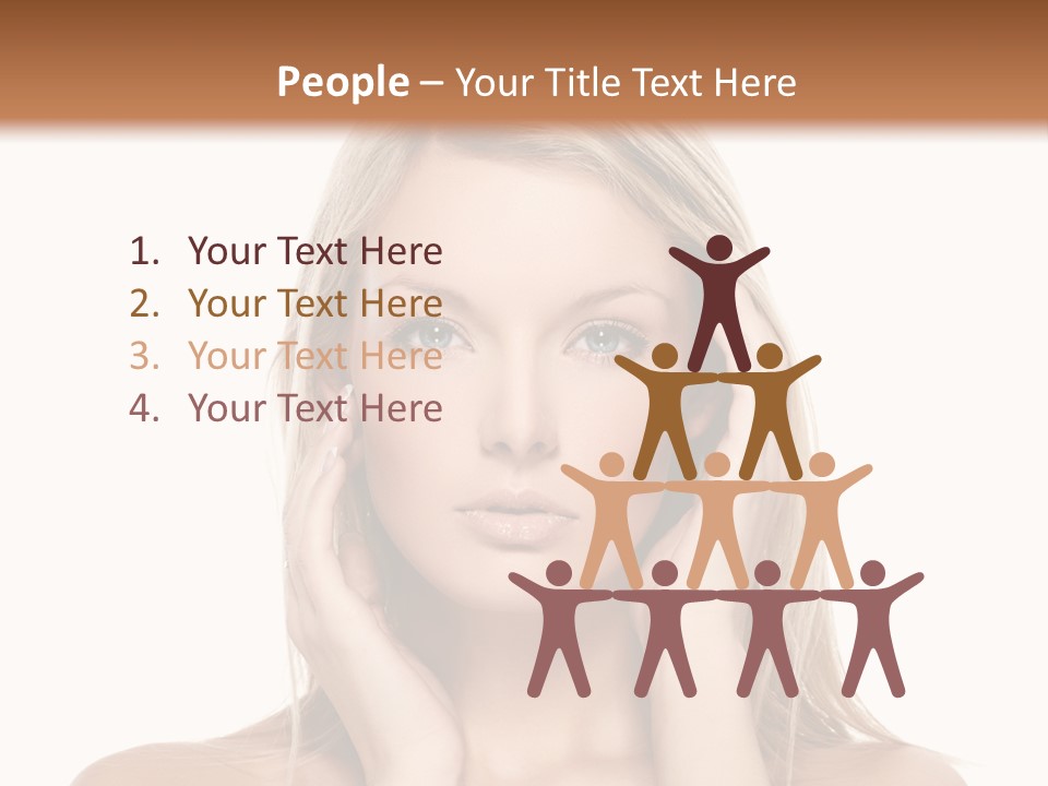 Hair  Portrait PowerPoint Template