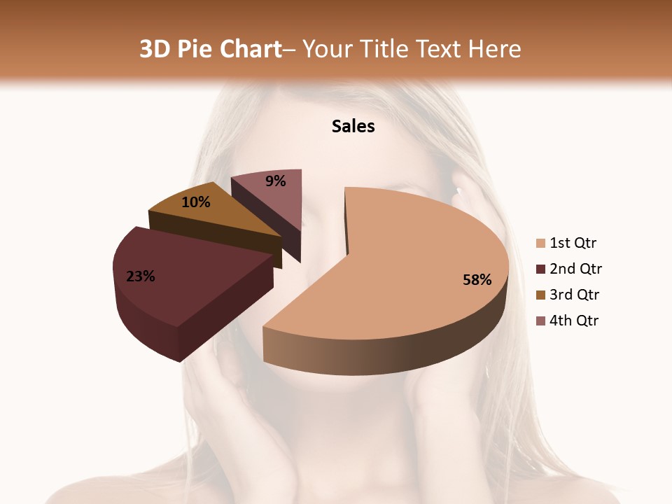 Hair  Portrait PowerPoint Template