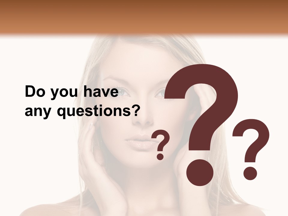 Hair  Portrait PowerPoint Template