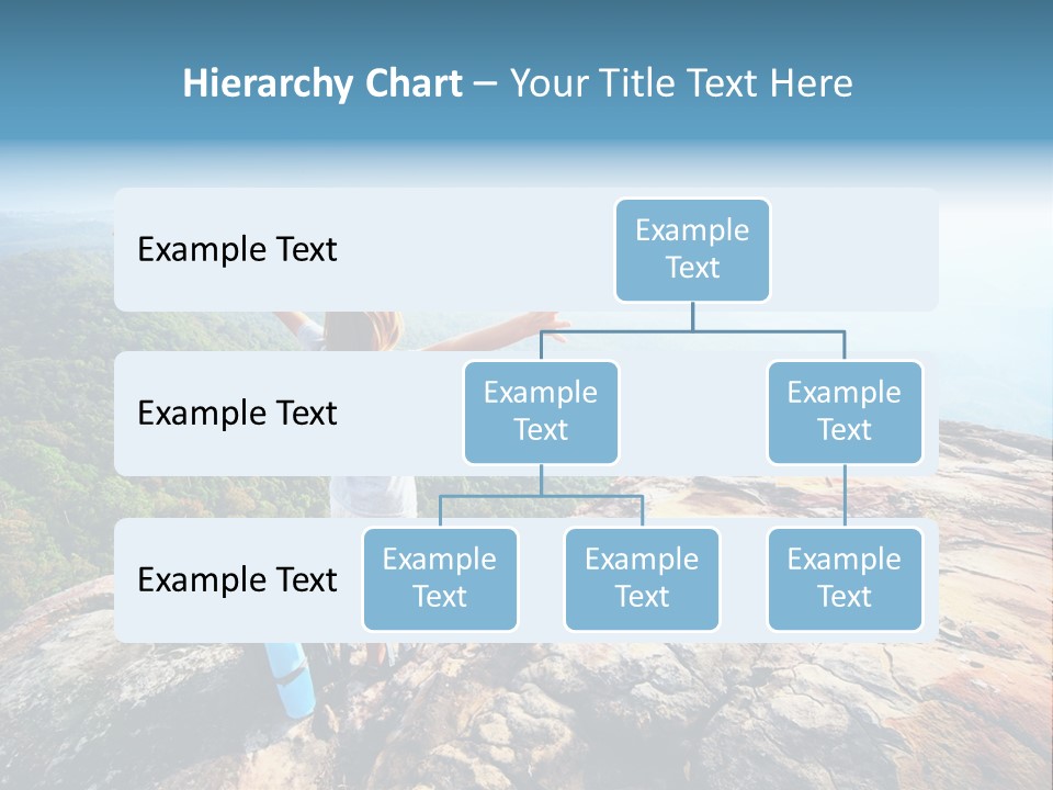 Hill Backpack Adventure PowerPoint Template